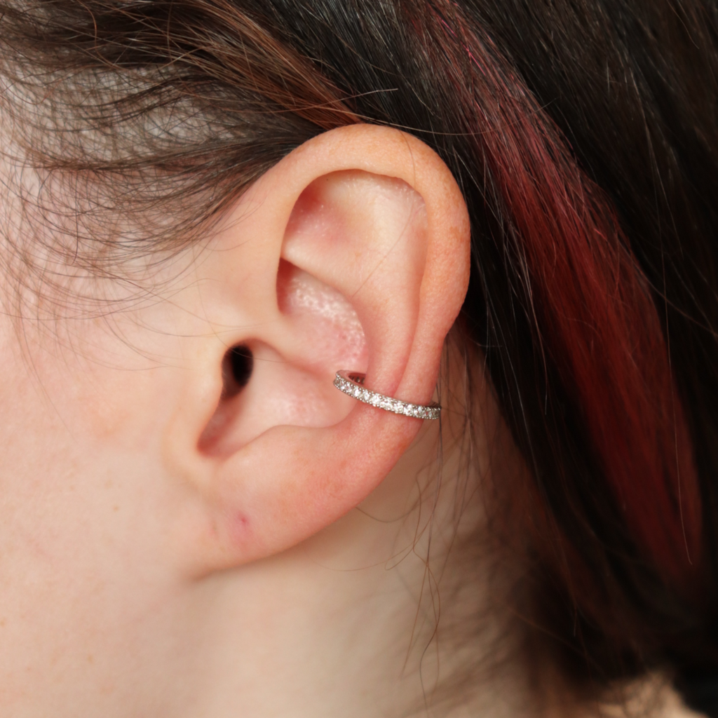 Lyra Ear Cuff Platinum