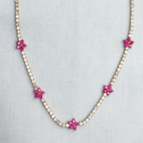 Ara Necklace in Pink