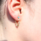 Taylor Earrings Turquoise