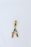 Rainbow Alphabet Pendant