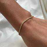 Blake Bracelet in White and Gold