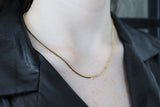 Blake Necklace in Gold and Black