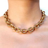 Gold Oval Link Chain