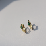 Cora Earrings Emerald