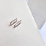 Mira Platinum Earrings