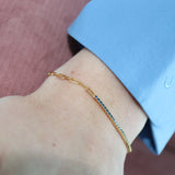 Blake Bracelet in Blue and Gold