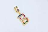 Rainbow Alphabet Pendant