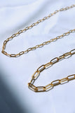 Sterling Silver Paper Clip Chain Large