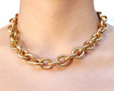 Gold Oval Link Chain