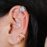 Byron Ear Cuff Silver