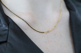 Blake Necklace in Gold and Black