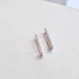 Mira Platinum Earrings