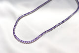 Violet Tennis Necklace