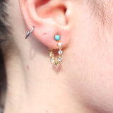 Taylor Earrings Turquoise