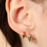 Cora Earrings Emerald