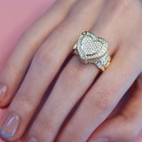 Bling Heart Ring