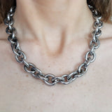 Chrome Oval Link Chain