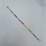 Sterling Silver Rainbow Bracelet