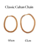 Classic Cuban Chain 45cm