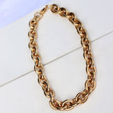 Gold Oval Link Chain